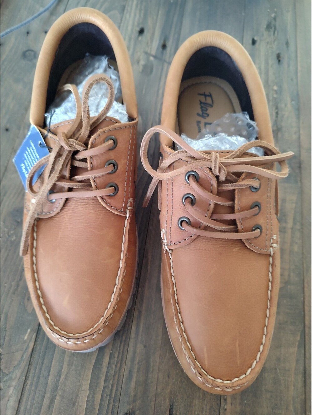 NWT Flag Ltd. Men's Premium Waterproof Leather Casual Shoes Size 8.5 M